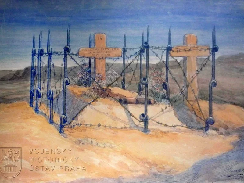 1882-František Parolek - Il secondo tumulo vicino a Zborov